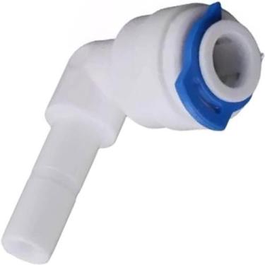 Imagem de Conexão Cotovelo Pino 1/4 Tubo 1/4 Compatível Purificador Água Electro