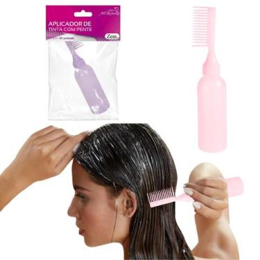 Imagem de Pente Aplicador para Tintura de Cabelo - Aplicação Uniforme e Sem Desp