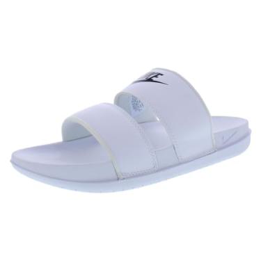 Imagem de Nike Sandália feminina Benassi Duo Ultra Slide, Branco/Preto/Branco, 40