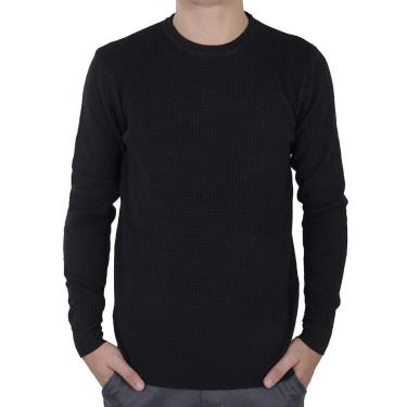 Imagem de Blusa Tricot Masculina Broken Rules Sueter Preta - 590214-Masculino