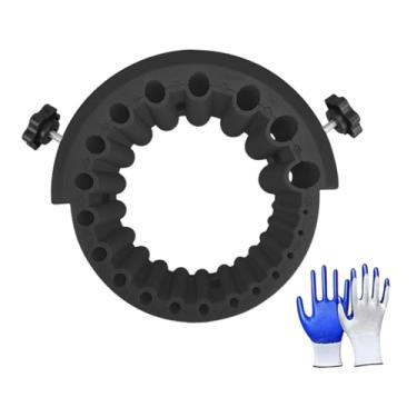 Imagem de Gralara Ferramenta de afiação de perfuração para 115/125 Grinders de ângulo Premium multifuncionais ACCs com luvas de moagem de bits práticos, Preto