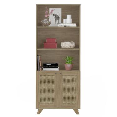 Imagem de Estante 2 Portas 3 Nichos 172X70 4709 Carvalho ARLY