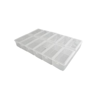 Imagem de Estojo Pesca HI Industrial ES-12-N Polipropileno 12 Divisões 27,5x17,5x3,5cm