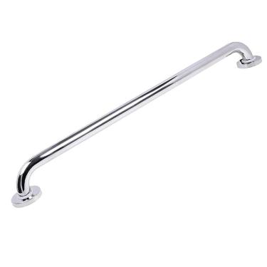 Imagem de Barra de Apoio Inox 80cm Idoso Cadeirante Deficiente Box Banheiro Corrimao Segurança Acessibilidade Evita Queda Suporte