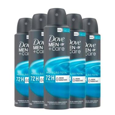 Imagem de Kit Desodorante Aerosol Dove Cuidado Total 150ml - 5 unidades