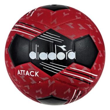 Imagem de Bola Handebol Diadora Attack DH2 Original Handball Feminino, Vermelho,