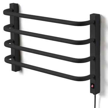 Imagem de Aquecedor Toalhas Térmico Preto Mini 110/220(220v - Fio Lado Esquerdo)