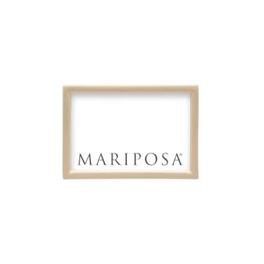 Imagem de MOLDURA DE AREIA DE LINHA PRINCIPAL 4 x 6 | BEGE | BRILANTE | MOLDURAS | MOLDURAS DE FOTO DECORATIVAS | ALUMÍNIO SANDCAST RECICLADO | FEITA À MÃO NO MÉXICO