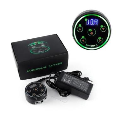 Imagem de Fonte De Alimentação Portátil Para Tatuagem LCD Digital Aurora 2 Máqui