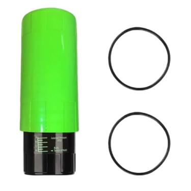Imagem de Pressurizador de bola de tênis, capacidade de 3 bolas, 14 PSI, com anel de vedação extra, estende a vida útil da bola de tênis, revive bolas antigas, Presente para amigos，verde