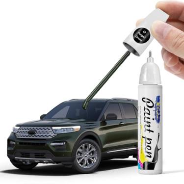Imagem de XTryfun Tinta de retoque verde forjada L9 compatível com Ford, reparo de arranhões de carro faça você mesmo, tintas automotivas, reparo rápido e fácil de arranhar para Explorer/Expedição/Edge
