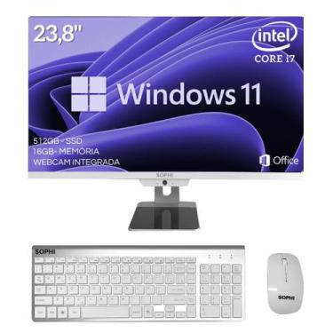 Imagem de All In One Computador completo Ssd512 Intel Core I7 16gbram tela 23,8 