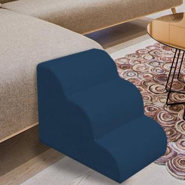 Imagem de Escada Pet Nuvem Cachorro E Gato 3 Degraus Várias Cores - Pratikza, Az