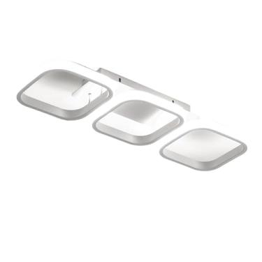 Imagem de 3 Cores(110V 220V) Luminária De Teto Led Minimalista Pendente Lustre Plafon para Sala Quarto Cozinha Ceiling Ligh(3F-Branco /3 Cores（110V-220V）)