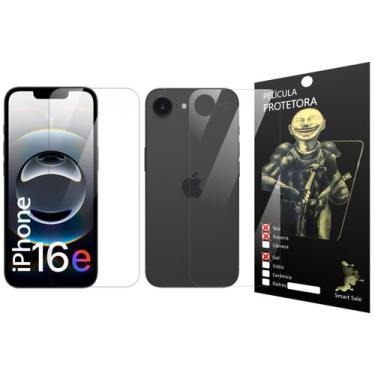 Imagem de Película Protetora Tela e Traseira Hidrogel Hd P/ iPhone 16e - Smart S