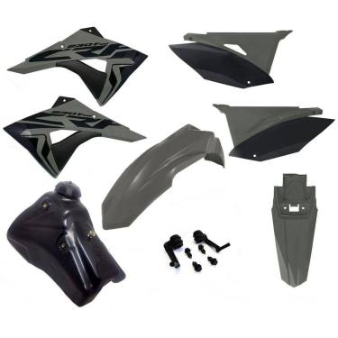 Imagem de Kit Plástico Biker Next Crf 230 2007 P/ 2020 Adesivos e Tanque