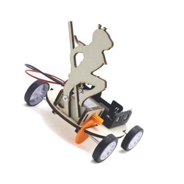 Imagem de Generic Kit de projetos educativos de ciências DIY para crianças, presente de aniversário, tecnologia inventiva sem pintura, artesanato, modelo de montagem 3D