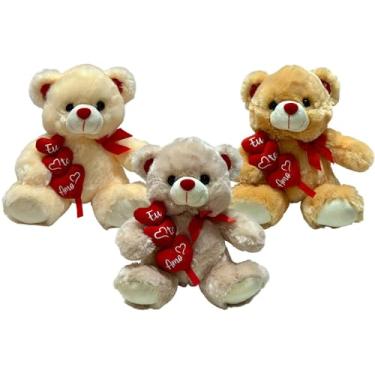 Imagem de Urso Ursinho De Pelúcia Com Coração Te Amo Fofo Presente Romantico - 29cm