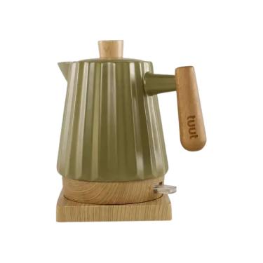 Imagem de Chaleira Elétrica Em Porcelana Elegance Verde 1,2L 127V Tuut