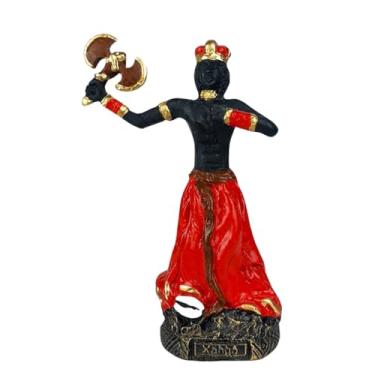 Imagem de Imagem Iemanjá Iansã Oxalá obaluaê Exu pomba gira orixás diversos modelos resina 15 cm (Xangô)