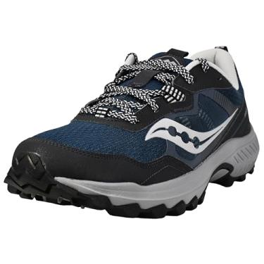 Imagem de Saucony Tênis de corrida masculino Excursion Tr16 Trail, Azul marinho/prata, 11