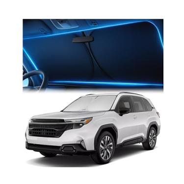 Imagem de Para-brisas para Subaru Forester 2019-2023, 2024, 2025, 2026 - Tecnologia inovadora sem passagem de luz, recorte espelhado, bloqueia 99% dos raios UV, resistente ao desbotamento, para-sol para