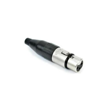 Imagem de Conector Cannon Femea 3 Polos Xlr Sa2x Niquelado St angelo - santo ang