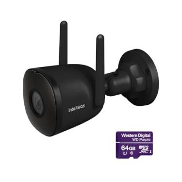 Imagem de Câmera de Segurança Wi-Fi IM5 SC Black Full HD IP67 + Cartão Micro SD Para CFTV 64GB WD Purple