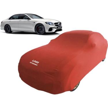 Imagem de Capa Automotiva Para Mercedes E250 Tecido Helanca Lycra - Mz, Vermelha