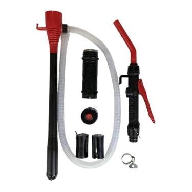 Imagem de QccHieUs Extrator de fluido de óleo Bomba de fluido de engrenagem Bomba de óleo Ferramenta de troca de freio controlável para manutenção de carros, Branco, Vermelho