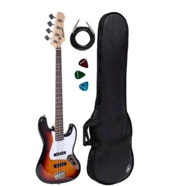 Imagem de Baixo Winner 4 Cordas Jazz Bass Wjb + Capa E Cabo (SUNBURST)
