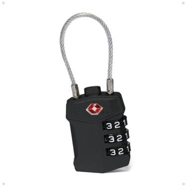 Imagem de Cadeado Proteção Mala Viagem Tsa Original Aço Senha Segredo - Quas, Pr