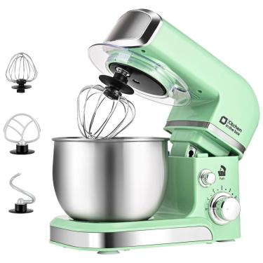 Imagem de Batedeira Kitchen in the box, Mini Mixer Elétrico de 3,2Qt, 6 Velocidades, Leve e Portátil para Uso Diário - Verde
