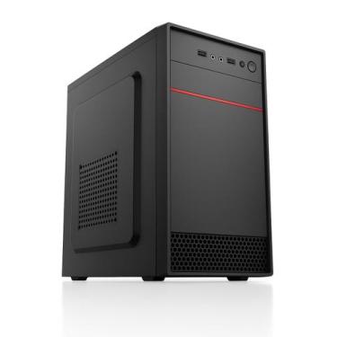 Imagem de Gabinete pc micro atx computador xway 01127 com fonte 500w, Preto