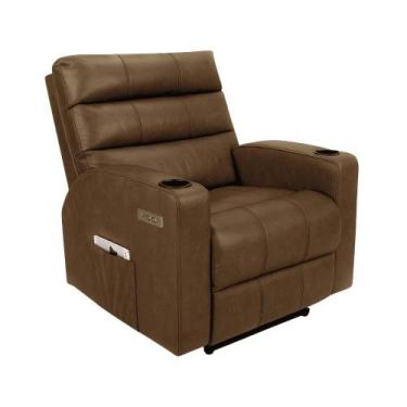 Imagem de Poltrona Do Papai Reclinável Florença Elétrico Elevação Lift material 