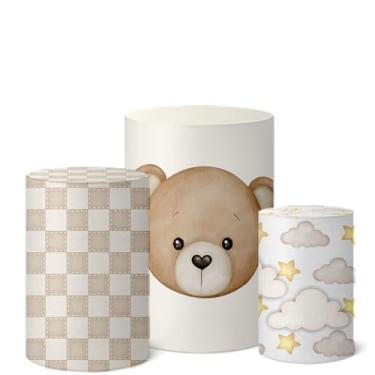 Imagem de Trio Capas Cilindro Decoração Festa Veste Fácil Chá de Bebê (CLCHB0014)