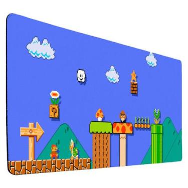 Imagem de MousePad Desk Tamanho 90x40cm Para Espaço de Jogos ou Setup Trabalho E