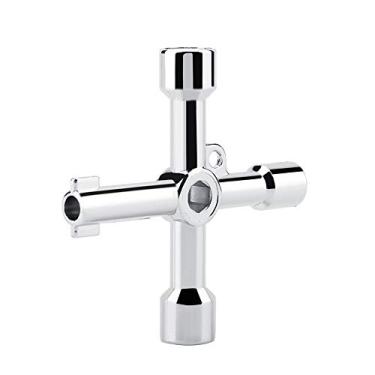 Imagem de Zerodis Chave Cruzada de 4 Vias Multitools Hole Chave Triangular da Triana para Trein Kit de Ferramenta de de Cabinete do Elevador Elétrico Kit de Ferramenta de de 4 Vias Cruzada