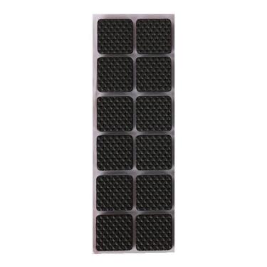 Imagem de Kit 12 Protetores Adesivo Moveis Borracha Pés Cadeira Feltro