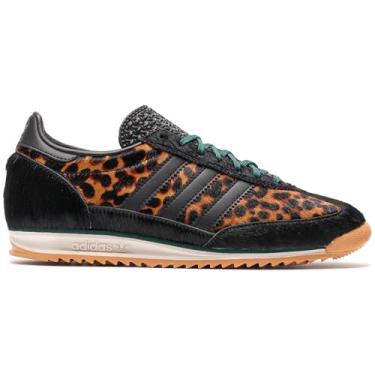 Imagem de adidas SL72 Tênis feminino, Preto, leopardo, verde, 36