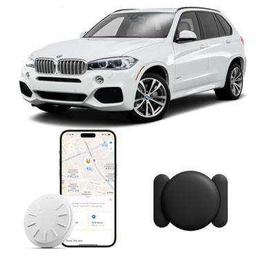Imagem de HONGTOP H Rastreador Gps Para Veículos Sem Assinatura, Compatível Com Find My (Somente Ios), Mini Oculto Carros Capa Magnética, Mensalidade (1 Unidade, Preto)