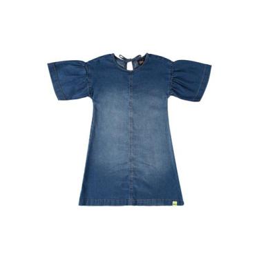 Imagem de Vestido Manga Curta em Jeans Gloss, 4