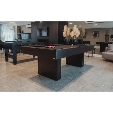 Imagem de Mesa de Sinuca - 2,34x1,34 - Nelson Bilhares, Preto