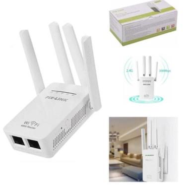 Imagem de Extensor De Internet Wifi 4 Antenas Pix Link Lvwr09 - Pix-link