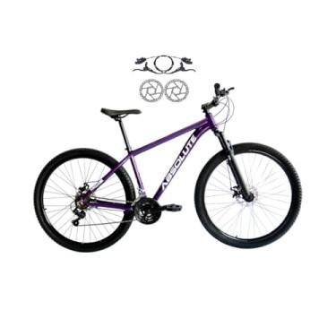Imagem de Bicicleta Aro 29 Absolute Nero 5 Alumínio 21v Freio a Disco Hidráulico(óleo) Garfo Suspensão (Roxo, 13.8)