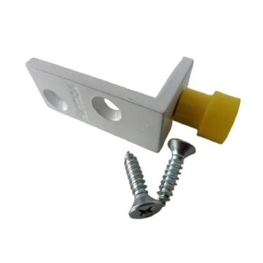 Imagem de Rolete Guia Cantoneira Porta Correr Stanley Madeira Branco  - Fermax