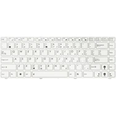 Imagem de Teclado para Notebook Asus X45A-VX011H - BestBattery, Branco