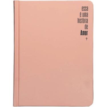Imagem de Biblia Slim Nvi - Esta E Uma Historia De Amor -  Capa Dura Rosa - Luxo