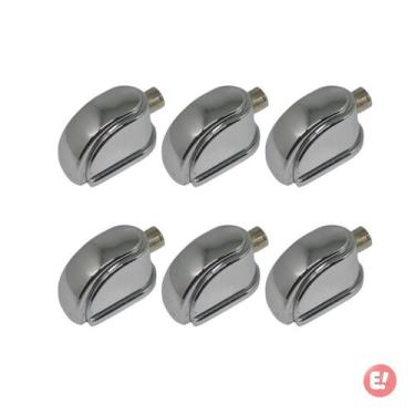 Imagem de Kit 6 Canoas Caixa Tom Surdo Bateria Cromada 19.10 Spanking