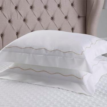 Imagem de FRONHA RAGGIO DI LUNA BREEZE NUDE 100% ALGODÃO CETIM 400 FIOS 50X90